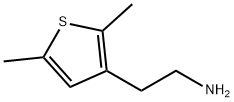2-(2,5-dimethylthiophen-3-yl)ethan-1-amine 化学構造式