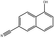 5-羟基-2-萘腈 结构式