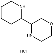 Morpholine, 3-(2-piperidinyl)-, dihydrochloride Structure