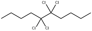 Decane, 5,5,6,6-tetrachloro- Structure