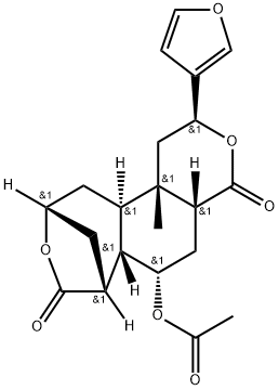 8-Epidiosbulbin E acetate Struktur