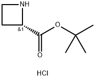 2-Azetidinecarboxylic acid, 1,1-dimethylethyl ester, hydrochloride, (2S)- (9CI) 结构式