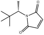 1H-Pyrrole-2,5-dione, 1-[(1S)-1,2,2-trimethylpropyl]- Structure