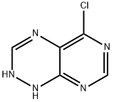 5-Chloro-1,4-dihydropyrimido[5,4-e][1,2,4]triazine Structure