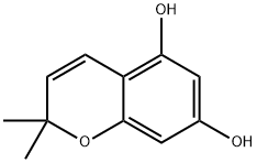 2,2-Dimethyl-2H-chromene-5,7-diol Structure
