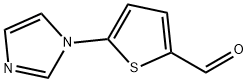 2-Thiophenecarboxaldehyde, 5-(1H-imidazol-1-yl)- Structure