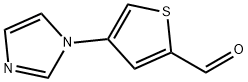 4-(1H-咪唑-1-基)噻吩-2-甲醛,91163-89-2,结构式