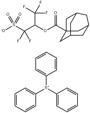 911683-93-7 Triphenyl sulfonium, salt with 1-(difluorosulfomethyl)-2,2,2-trifluoroethyl tricyclo[3.3.1.13,7]decane-1-carboxylate (1:1)