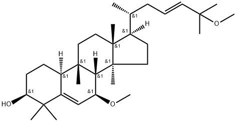 (23E)-7BETA,25-二甲氧基南瓜-5,23-二烯-3BETA-醇,912329-03-4,结构式