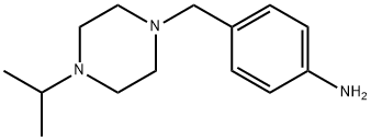 Benzenamine, 4-[[4-(1-methylethyl)-1-piperazinyl]methyl]- 结构式