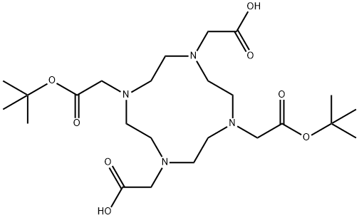 DOTA di(tBu)ester 化学構造式