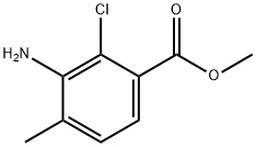 methyl 3-amino-2-chloro-4-methylbenzoate(WX191552S1) 化学構造式