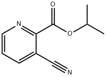 Isopropyl 3-cyano-2-pyridinecarboxylate,915408-68-3,结构式