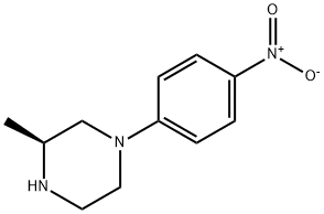 (3S)-3-Methyl-1-(4-nitrophenyl)piperazine Struktur