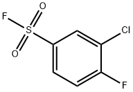 Benzenesulfonyl fluoride, 3-chloro-4-fluoro- 化学構造式