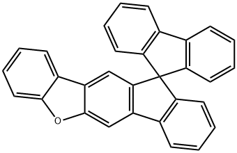 Spiro[11H-benzo[b]fluoreno[2,3-d]furan-11,9'-[9H]fluorene] 化学構造式