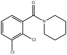 1-[(2,3-Dichlorophenyl)carbonyl]piperidine 化学構造式