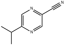 2-Pyrazinecarbonitrile, 5-(1-methylethyl)- Struktur
