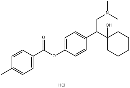 Ansofaxine (hydrochloride) Structure