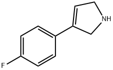3-(4-Fluorophenyl)-2,5-dihydro-1H-pyrrole,917560-91-9,结构式