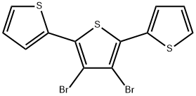 2,2':5',2''-Terthiophene, 3',4'-dibromo- Structure