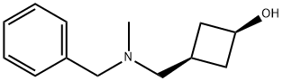 Cyclobutanol, 3-[[methyl(phenylmethyl)amino]methyl]-, cis- Structure