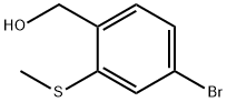 4-Bromo-2-(methylthio)benzyl Alcohol Struktur