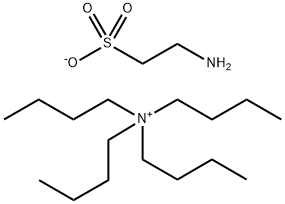 1-Butanaminium, N,N,N-tributyl-, 2-aminoethanesulfonate (1:1) Struktur