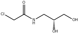 Acetamide, 2-chloro-N-[(2R)-2,3-dihydroxypropyl]- 化学構造式