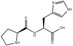 L-Histidine, L-prolyl- Structure