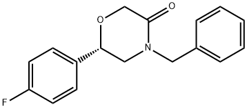 3-Morpholinone, 6-(4-fluorophenyl)-4-(phenylmethyl)-, (6S)-