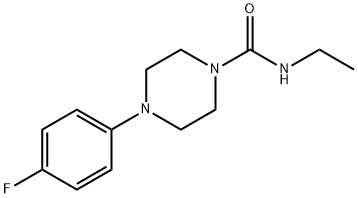 N-ethyl-4-(4-fluorophenyl)piperazine-1-carboxamide Structure