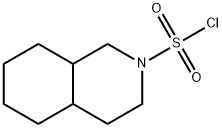 decahydroisoquinoline-2-sulfonyl chloride 化学構造式