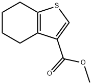 Methyl 4,5,6,7-tetrahydro-1-benzothiophene-3-carboxylate 结构式
