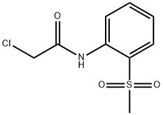 Acetamide, 2-chloro-N-[2-(methylsulfonyl)phenyl]- Structure