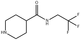 4-Piperidinecarboxamide, N-(2,2,2-trifluoroethyl)-,923249-31-4,结构式