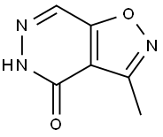 Isoxazolo[4,5-d]pyridazin-4(5H)-one, 3-methyl- Struktur