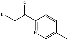 Ethanone, 2-bromo-1-(5-methyl-2-pyridinyl)- Structure
