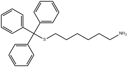 1-Hexanamine, 6-[(triphenylmethyl)thio]- Structure