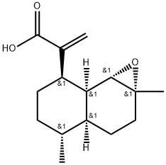 4,5-エポキアルテミシン酸 化学構造式