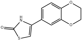 JR-6624, 4-(2,3-Dihydrobenzo[b][1,4]dioxin-7-yl)thiazol-2-ol, 97% Struktur