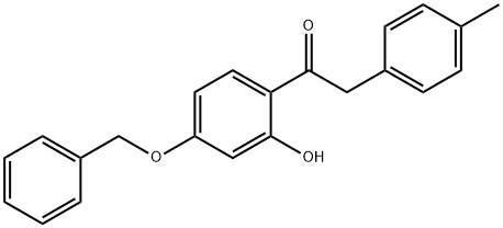 JR-6998, 1-(4-(Benzyloxy)-2-hydroxyphenyl)-2-p-tolylethanone, 97% Structure