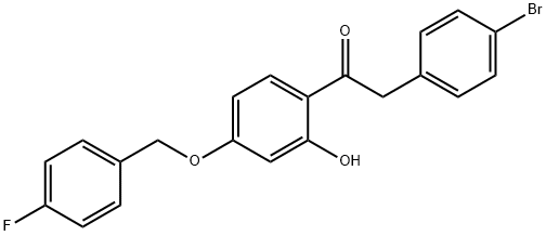 JR-7011, 1-(4-(4-Fluorobenzyloxy)-2-hydroxyphenyl)-2-(4-bromophenyl)ethanone, 97%|