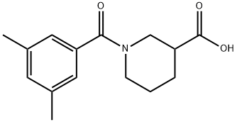 3-Piperidinecarboxylic acid, 1-(3,5-dimethylbenzoyl)-,926255-10-9,结构式