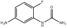 (5-amino-2-fluorophenyl)urea 结构式