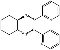 1,2-Cyclohexanediamine, N1,N2-bis(2-pyridinylmethylene)-, (1R,2R)- Structure