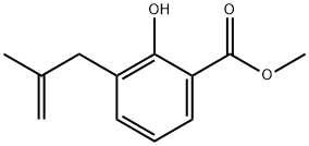 methyl 2-hydroxy-3-(2-methylprop-2-en-1-yl)benzoate Structure