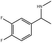 1-(3,4-二氟苯基)乙基](甲基)胺,929972-66-7,结构式