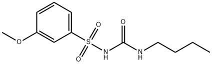 1-(3-Methoxy-benzolsulfonyl)-3-butyl-urea,93139-28-7,结构式