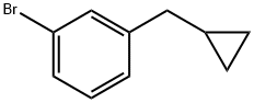 Benzene, 1-bromo-3-(cyclopropylmethyl)- Structure